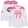 Dámské NHL Montreal Canadiens dresy Pierre Turgeon 77 Authentic Bílý Růžový Adidas Fashion