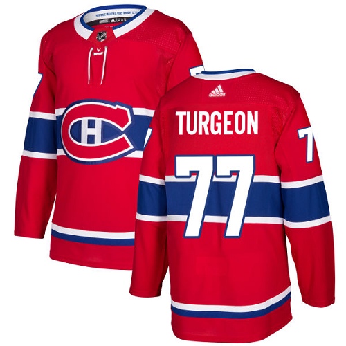 Dětské NHL Montreal Canadiens dresy Pierre Turgeon 77 Authentic Červené Adidas Domácí