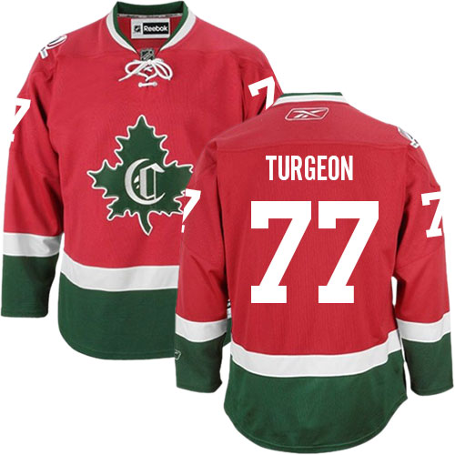 Dětské NHL Montreal Canadiens dresy Pierre Turgeon 77 Authentic Červené Reebok Alternativní New CD