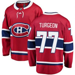 Pánské NHL Montreal Canadiens dresy Pierre Turgeon 77 Breakaway Červené Fanatics Branded Domácí