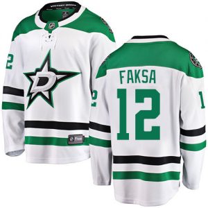 Pánské NHL Dallas Stars dresy 12 Radek Faksa Breakaway Bílý Fanatics Branded Venkovní