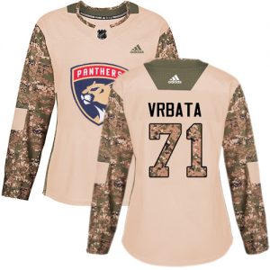 Dámské NHL Florida Panthers dresy 71 Radim Vrbata Authentic Camo Adidas Veterans Day Practice