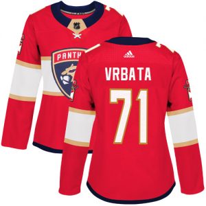 Dámské NHL Florida Panthers dresy 71 Radim Vrbata Authentic Červené Adidas Domácí