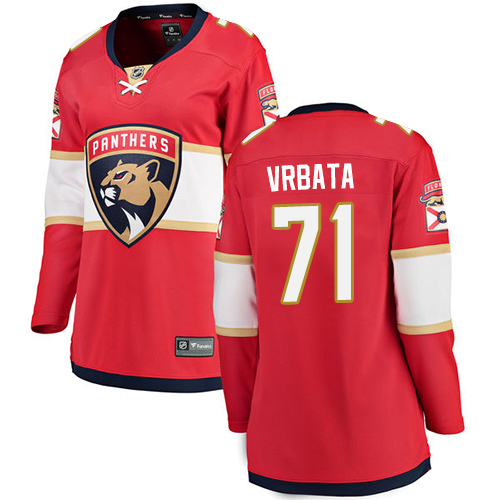 Dámské NHL Florida Panthers dresy 71 Radim Vrbata Breakaway Červené Fanatics Branded Domácí