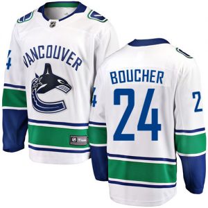 Pánské NHL Vancouver Canucks dresy 24 Reid Boucher Breakaway Bílý Fanatics Branded Venkovní