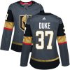 Dámské NHL Vegas Golden Knights dresy 37 Reid Duke Authentic Šedá Adidas Domácí