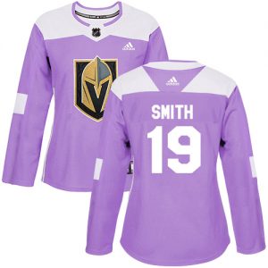 Dámské NHL Vegas Golden Knights dresy 19 Reilly Smith Authentic Nachový Adidas Fights Cancer Practice