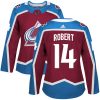Dámské NHL Colorado Avalanche dresy 14 Rene Robert Authentic Burgundy Červené Adidas Domácí