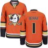 Dětské NHL Anaheim Ducks dresy 1 Reto Berra Authentic Oranžový Reebok Alternativní hokejové dresy