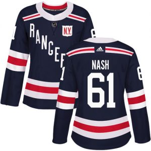 Dámské NHL New York Rangers dresy 61 Rick Nash Authentic Námořnická modrá Adidas 2018 Winter Classic