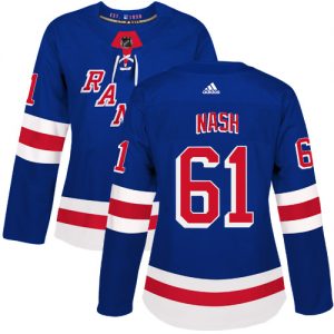 Dámské NHL New York Rangers dresy 61 Rick Nash Authentic královská modrá Adidas Domácí