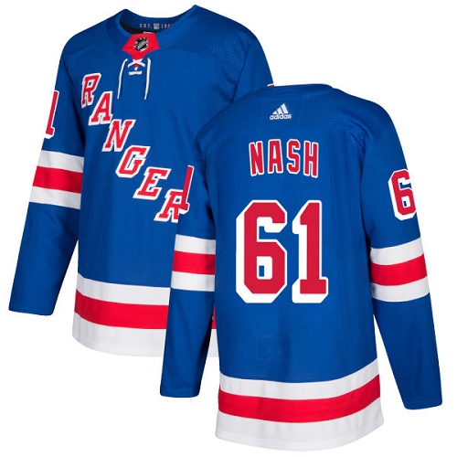 Dětské NHL New York Rangers dresy 61 Rick Nash Authentic královská modrá Adidas Domácí