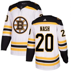 Pánské NHL Boston Bruins dresy Riley Nash 20 Authentic Bílý Adidas Venkovní