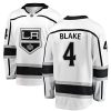 Dětské NHL Los Angeles Kings dresy 4 Rob Blake Breakaway Bílý Fanatics Branded Venkovní