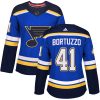 Dámské NHL St. Louis Blues dresy 41 Robert Bortuzzo Authentic královská modrá Adidas Domácí
