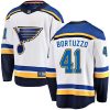 Dětské NHL St. Louis Blues dresy 41 Robert Bortuzzo Breakaway Bílý Fanatics Branded Venkovní