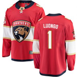 Pánské NHL Florida Panthers dresy 1 Roberto Luongo Breakaway Červené Fanatics Branded Domácí