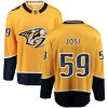 Pánské NHL Nashville Predators dresy 59 Roman Josi Breakaway Zlato Fanatics Branded Domácí