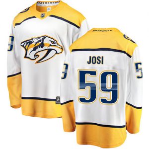 Pánské NHL Nashville Predators dresy 59 Roman Josi Breakaway Bílý Fanatics Branded Venkovní