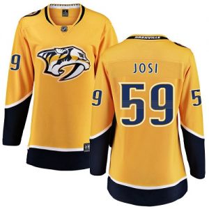 Dámské NHL Nashville Predators dresy 59 Roman Josi Breakaway Zlato Fanatics Branded Domácí