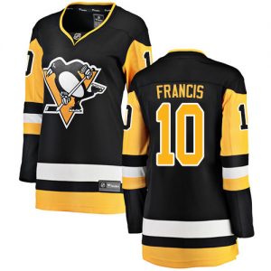 Dámské NHL Pittsburgh Penguins dresy 10 Ron Francis Breakaway Černá Fanatics Branded Domácí