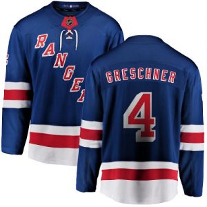 Pánské NHL New York Rangers dresy 4 Ron Greschner Breakaway Kuninkaallisen modrá Fanatics Branded Domácí
