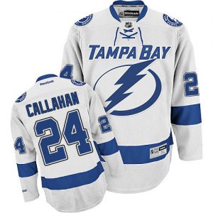 Dětské NHL Tampa Bay Lightning dresy 24 Ryan Callahan Authentic Bílý Reebok Venkovní hokejové dresy