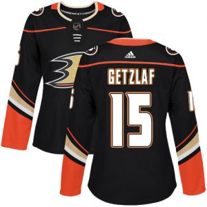Dámské NHL Anaheim Ducks dresy 15 Ryan Getzlaf Authentic Černá Adidas Domácí