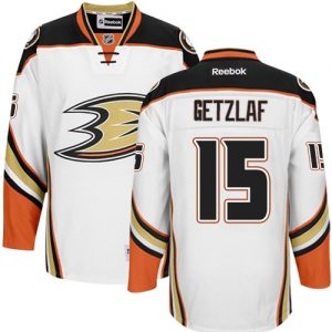 Dámské NHL Anaheim Ducks dresy 15 Ryan Getzlaf Authentic Bílý Reebok Venkovní hokejové dresy