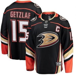 Dětské NHL Anaheim Ducks dresy 15 Ryan Getzlaf Breakaway Černá Fanatics Branded Domácí