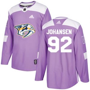 Dětské NHL Nashville Predators dresy 92 Ryan Johansen Authentic Nachový Adidas Fights Cancer Practice