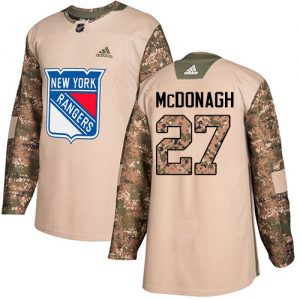 Dětské NHL New York Rangers dresy 27 Ryan McDonagh Authentic Camo Adidas Veterans Day Practice