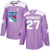 Dětské NHL New York Rangers dresy 27 Ryan McDonagh Authentic Nachový Adidas Fights Cancer Practice
