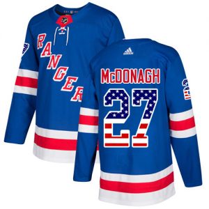 Dětské NHL New York Rangers dresy 27 Ryan McDonagh Authentic královská modrá Adidas USA Flag Fashion