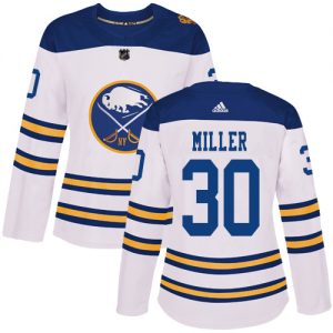 Dámské NHL Buffalo Sabres dresy 30 Ryan Miller Authentic Bílý Adidas 2018 Winter Classic