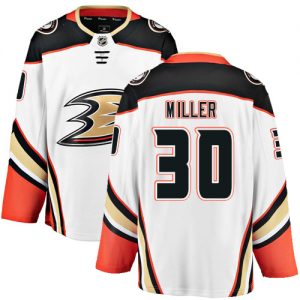 Dětské NHL Anaheim Ducks dresy 30 Ryan Miller Breakaway Bílý Fanatics Branded Venkovní