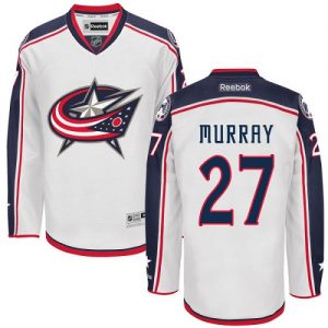 Pánské NHL Columbus Blue Jackets dresy 27 Ryan Murray Authentic Bílý Reebok Venkovní hokejové dresy