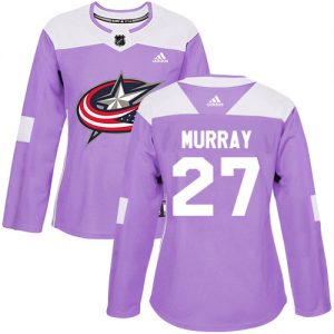Dámské NHL Columbus Blue Jackets dresy 2 Ryan Murray Authentic Nachový Adidas7 Fights Cancer Practice