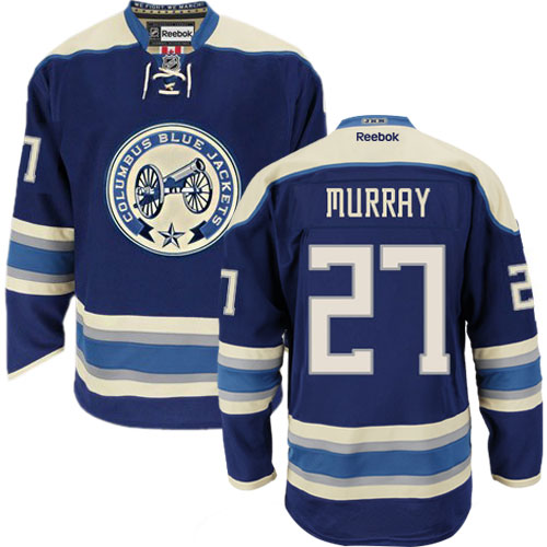 Dětské NHL Columbus Blue Jackets dresy 27 Ryan Murray Authentic Námořnická modrá Reebok Alternativní hokejové dresy