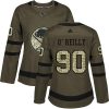 Dámské NHL Buffalo Sabres dresy 90 Ryan OReilly Authentic Zelená Adidas Salute to Service