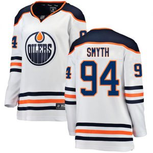 Dámské NHL Edmonton Oilers dresy 94 Ryan Smyth Breakaway Bílý Fanatics Branded Venkovní