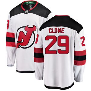 Dětské NHL New Jersey Devils dresy 29 Ryane Clowe Breakaway Bílý Fanatics Branded Venkovní