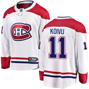 Pánské NHL Montreal Canadiens dresy 11 Saku Koivu Breakaway Bílý Fanatics Branded Venkovní