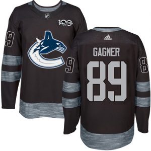 Pánské NHL Vancouver Canucks dresy 89 Sam Gagner Authentic Černá Adidas 1917 2017 100th Anniversary