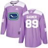Pánské NHL Vancouver Canucks dresy 89 Sam Gagner Authentic Nachový Adidas Fights Cancer Practice