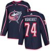 Dětské NHL Columbus Blue Jackets dresy 74 Sam Vigneault Authentic Námořnická modrá Adidas Domácí