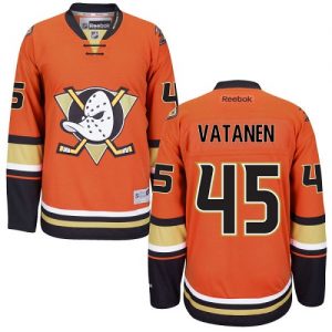 Dámské NHL Anaheim Ducks dresy 45 Sami Vatanen Authentic Oranžový Reebok Alternativní hokejové dresy