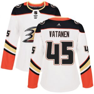Dámské NHL Anaheim Ducks dresy 45 Sami Vatanen Authentic Bílý Adidas Venkovní