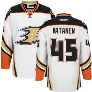 Dámské NHL Anaheim Ducks dresy 45 Sami Vatanen Authentic Bílý Reebok Venkovní hokejové dresy