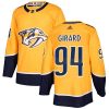 Dětské NHL Nashville Predators dresy 94 Samuel Girard Authentic Zlato Adidas Domácí